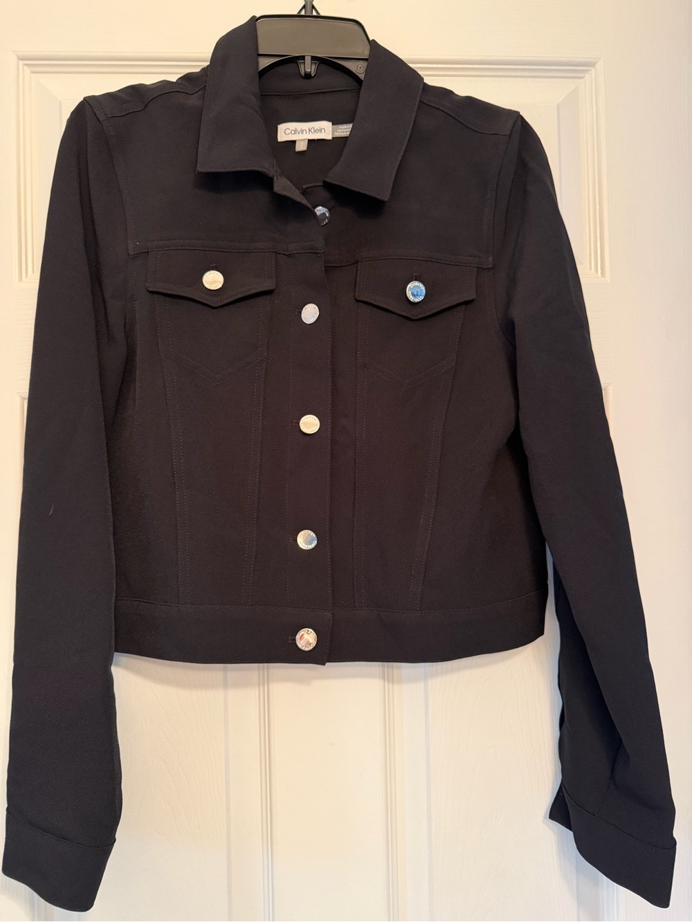 Calvin Klein Stretch Buttondown Jacket Size M